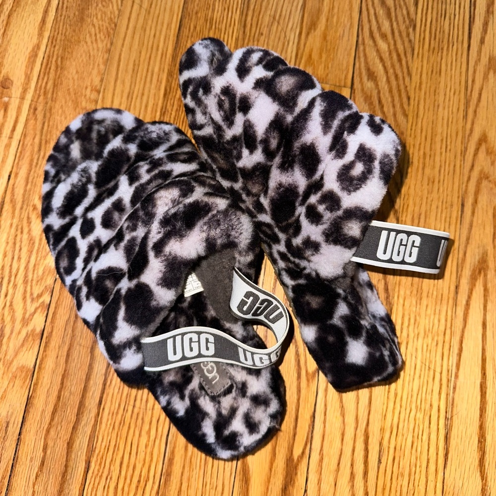 UGG Fluff Yeah Slide Cheetah
